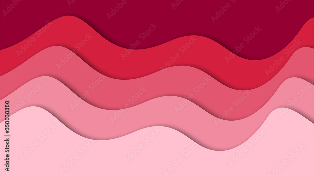 3D abstract background and paper cut shapes, vector illustration 3D abstract background and paper cut shapes, vector illustration