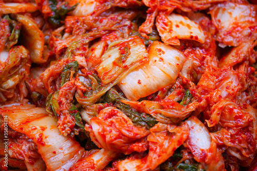 Kimchi, salted pickled korean style