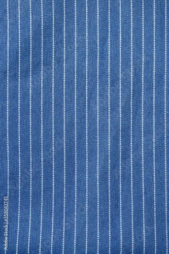 Fabric, Blue Chambray Wabash Stripe photo