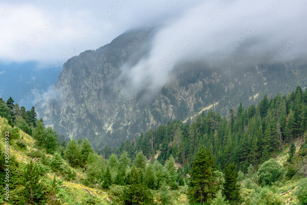 Landscape in the Pyrenees Mountains (Catalonia, Ulldeter, Spain) Landscape in the Pyrenees Mountains (Catalonia, Ulldeter, Spain)