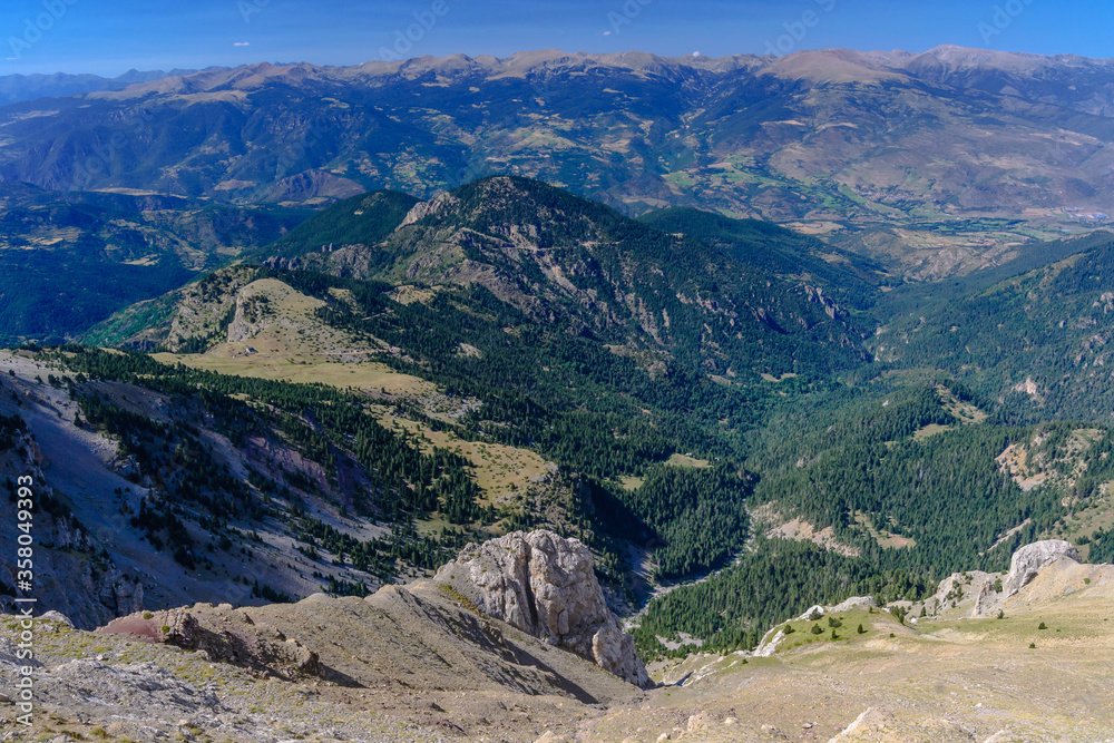 View from the high of the mountains (Parc Natural Cadí-Moixero, Catalonia, Spain)