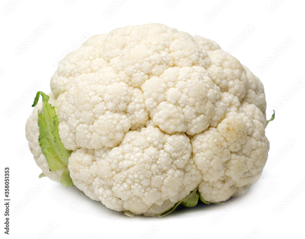 cauliflower isolated on white background cauliflower isolated on white background