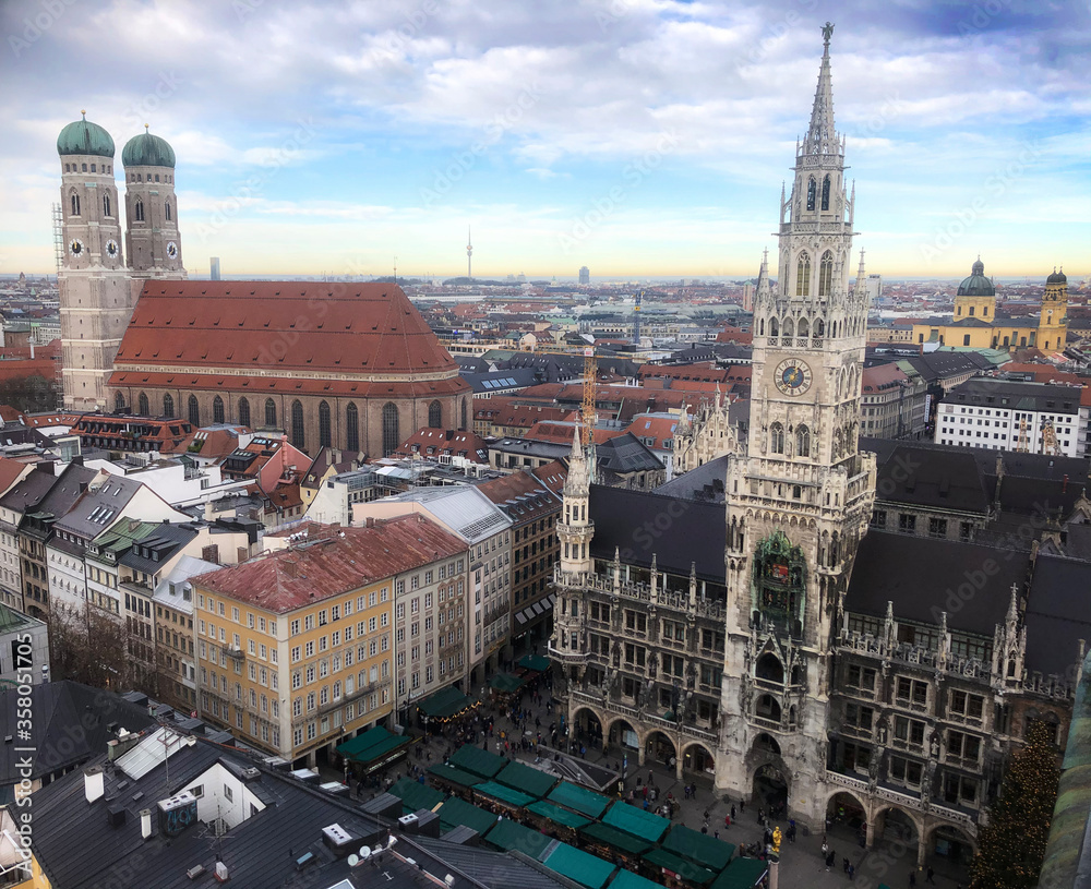 Obraz premium City view of Munich, Germany