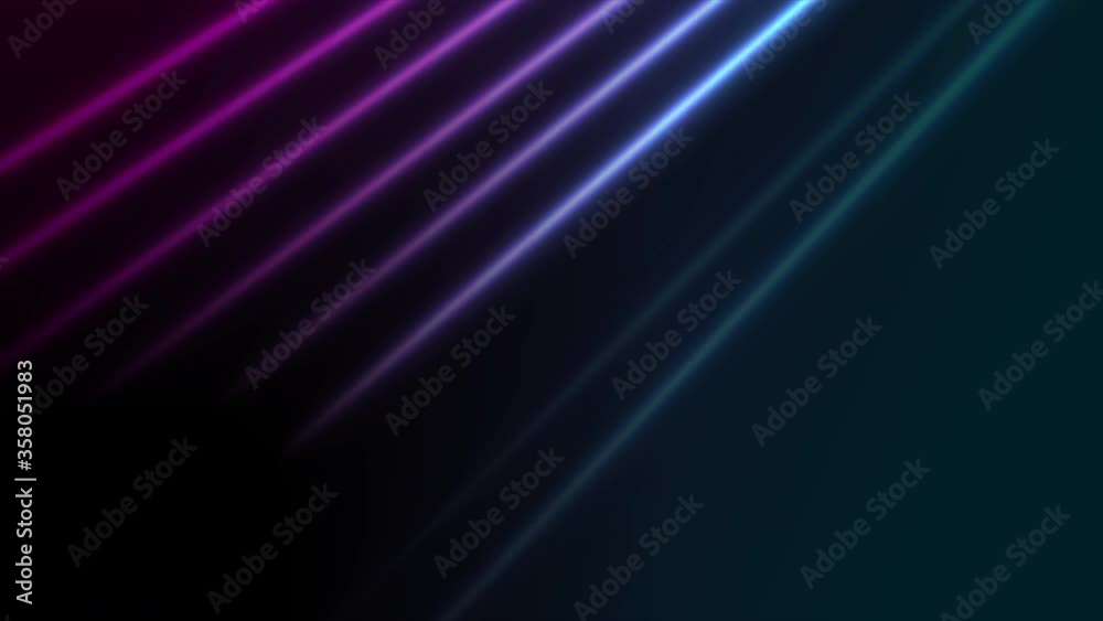 Blue and purple neon laser lines technology modern motion design ...