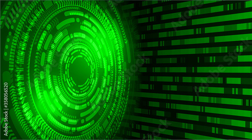 eye cyber circuit future technology concept background