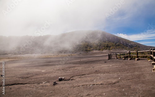 Costa Rica. Irazu volcano - Crater lake.