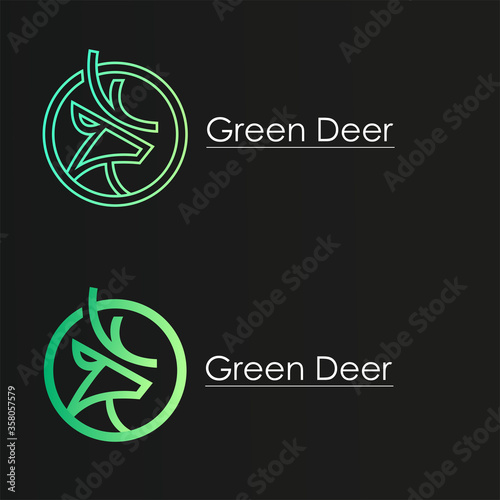logo design deer 