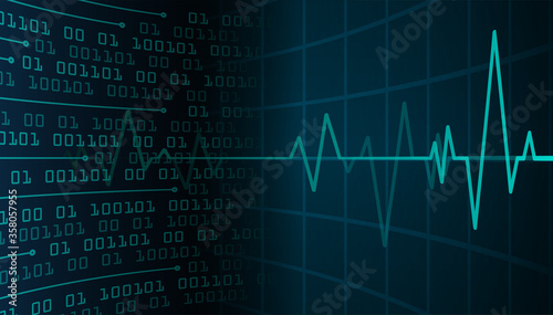 ekg pulse electrocardiogram monitor