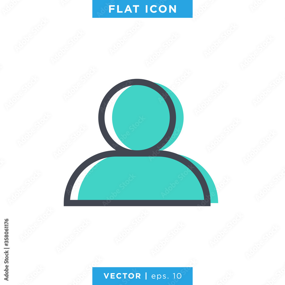 Profile Icon Design Template. Profile Icon Design Template.