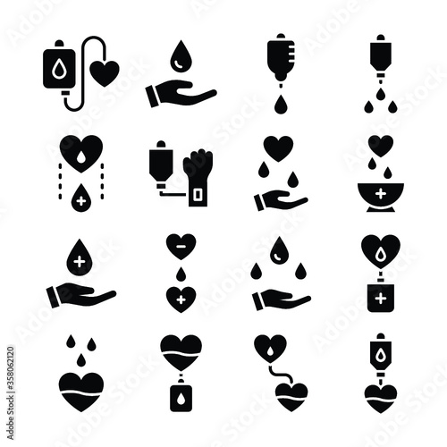 
Heart Drip, Blood Donation, I.V. Drip, Blood Donor, Life Gift Of Life, Give Blood, Blood Donorship, Liquid Life, Share Life, 14th June, Blood Aid, Blood Transfusion Icons Set 
