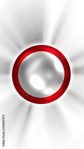 abstract background with red button ball