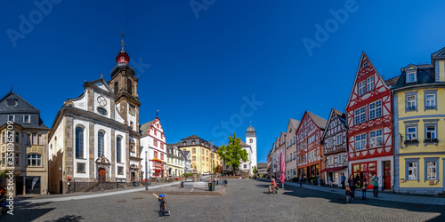 Marktplatz  Hachenburg  Deutschland 