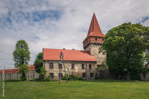 Obraz na płótnie Cistercian Abbey in Sulejow, Lodzkie, Poland w salonie