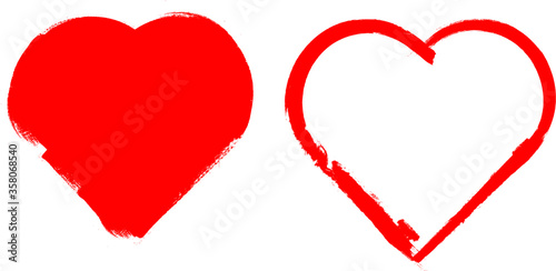 Herz Vektor Hintergrund.
