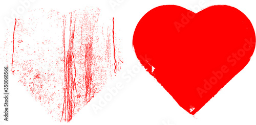 Herz Vektor Hintergrund.
