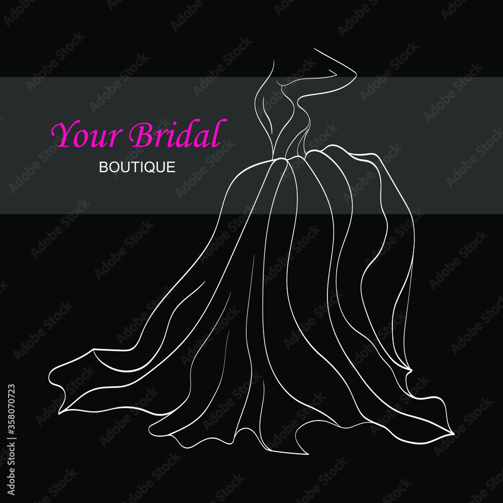 dress-logo-for-an-individual-boutique-linear-beautiful-female-figure