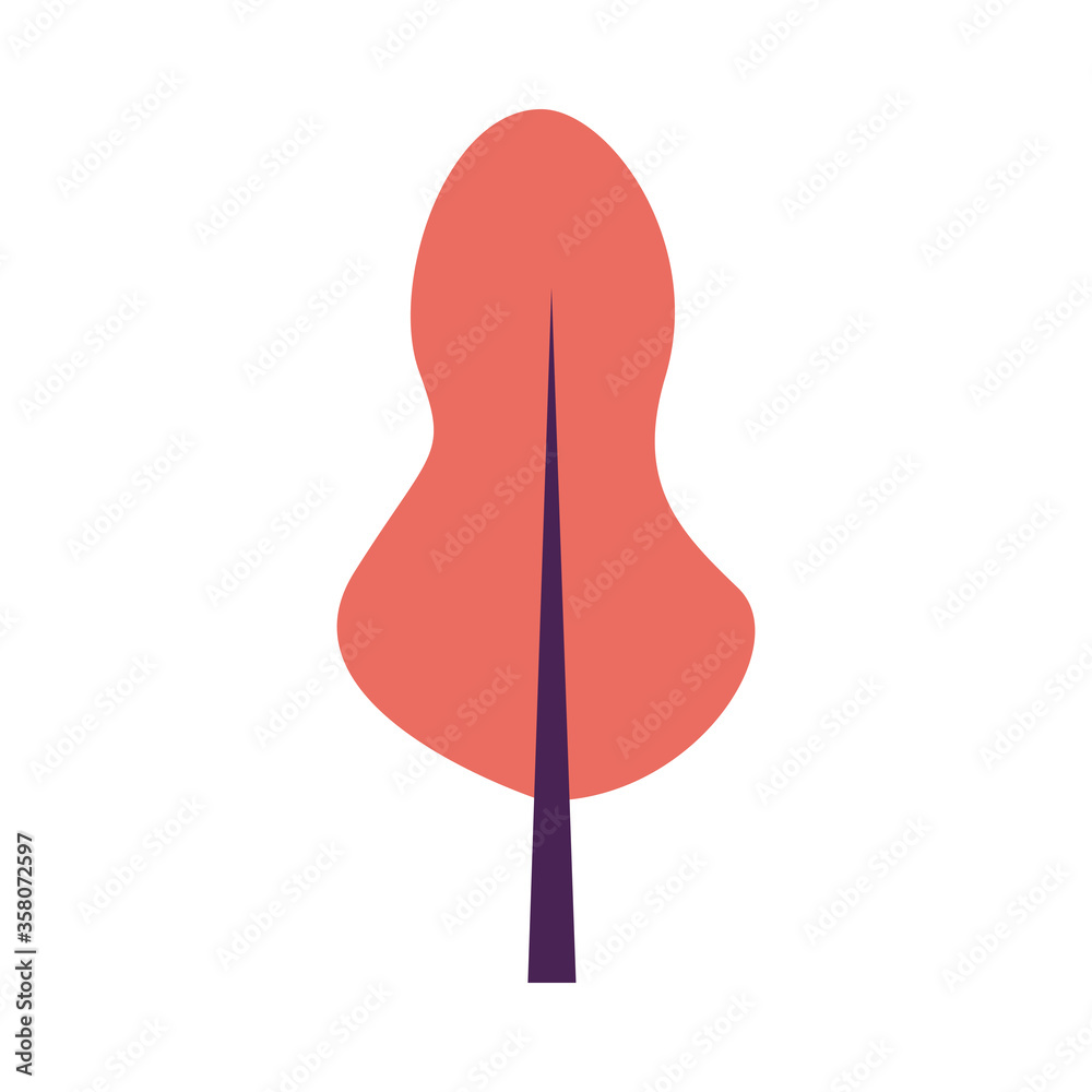 Isolated season tree vector design Isolated season tree vector design