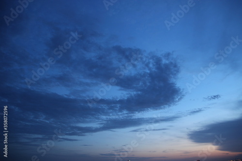 dark cloudy sky evening time 