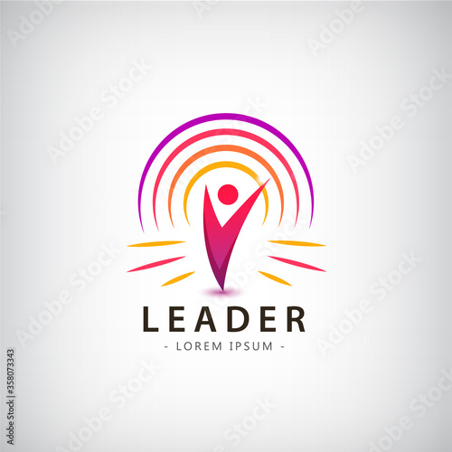 Fotografija Corporate Success Health Winner logo template