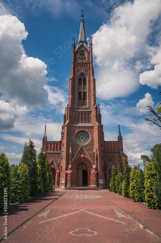 Obraz na płótnie Church of Saint Florian in Sulejow, Lodzkie, Poland w salonie