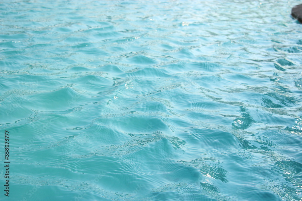 wave on the surface of water background