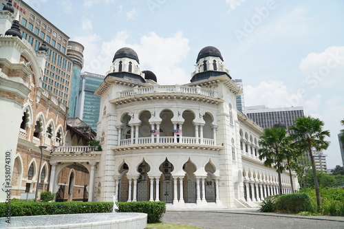 Canvas Print cool building in the city. kuala lumpur