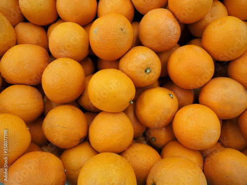 Orange at fruit market in Thailand.