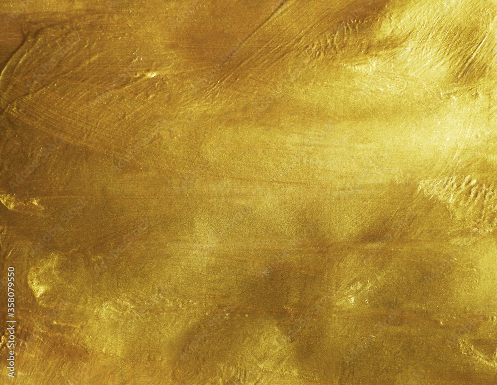 Gold color on paper texture background