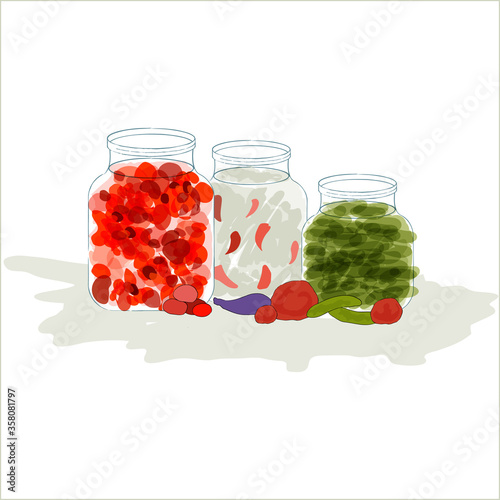 Vector preserved food