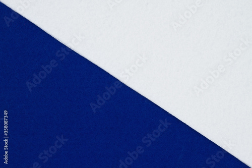 Blue and white felt material background