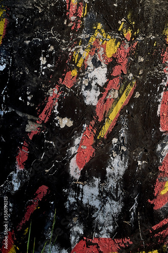 abstract illustration. graffitiabstract, texture, red, paint, grunge, pattern, art, wall, color, old, dirty, surface, textured, colorful, dark, blue, black, painting, white, design, rough, yellow, bac photo