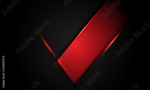 Abstract blue label metallic on dark grey triangle design modern futuristic background vector illustration.