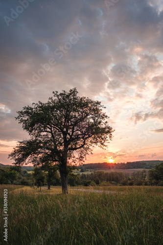 Illingen Württemberg Sonnenuntergang