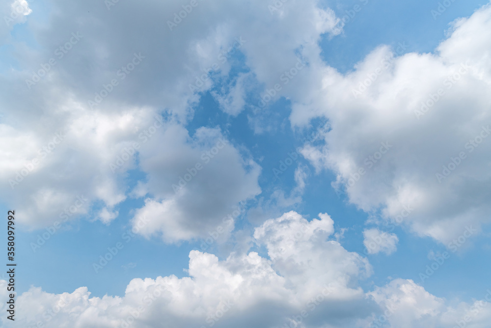 Obraz premium clear blue sky background,clouds with background.