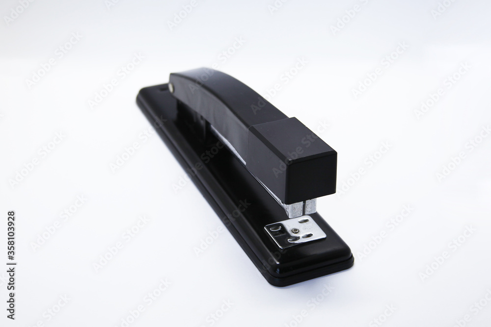 Manual stapler, a tool that allows you to staple a sheet of paper or cardboard through a piece of wire called a staple. Manual stapler, a tool that allows you to staple a sheet of paper or cardboard through a piece of wire called a staple.