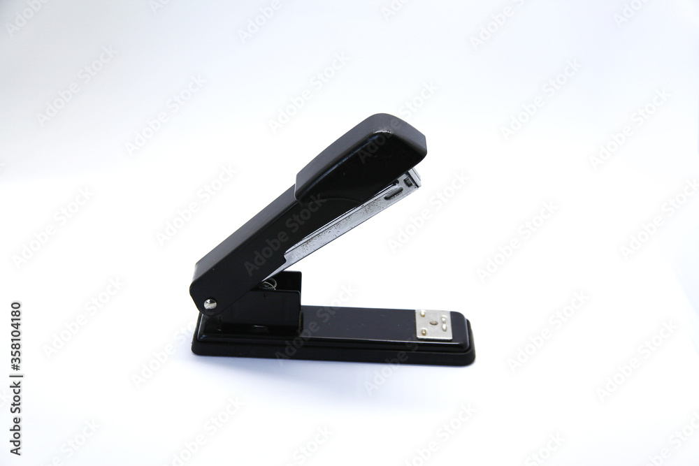 Manual stapler, a tool that allows you to staple a sheet of paper or cardboard through a piece of wire called a staple. Manual stapler, a tool that allows you to staple a sheet of paper or cardboard through a piece of wire called a staple.