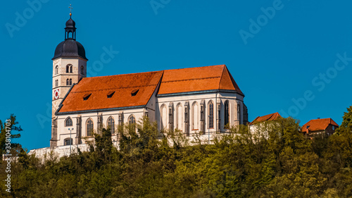 Beautiful church at Bogenberg, Danube, Bavaria, Germany