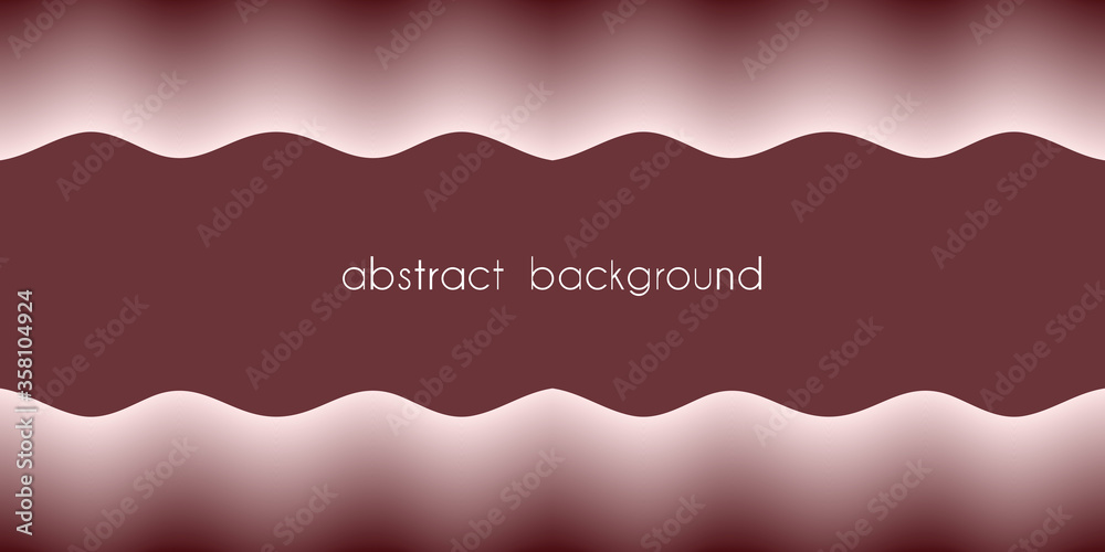 Obraz premium Wavy pattern creates a frame with space for text, vector
