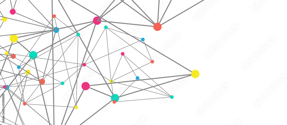 Line points connections, triangular technology design. Abstract geometric background Line points connections, triangular technology design. Abstract geometric background