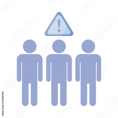 crowd restriction , flat style icon