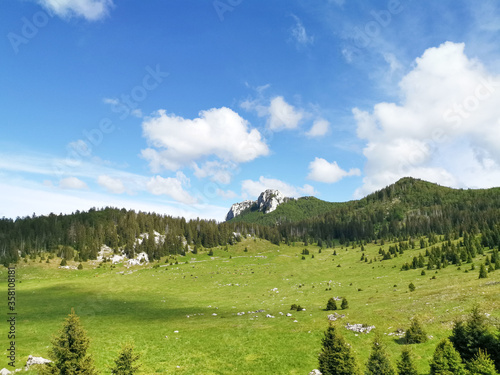 Veliki Lubenovac is one of the most beautiful localities in the Northern Velebit National Park. It is a karst valley located at the edge of the strict nature reserve Hajdučki and Rožanski Kukovi. © Vedrana
