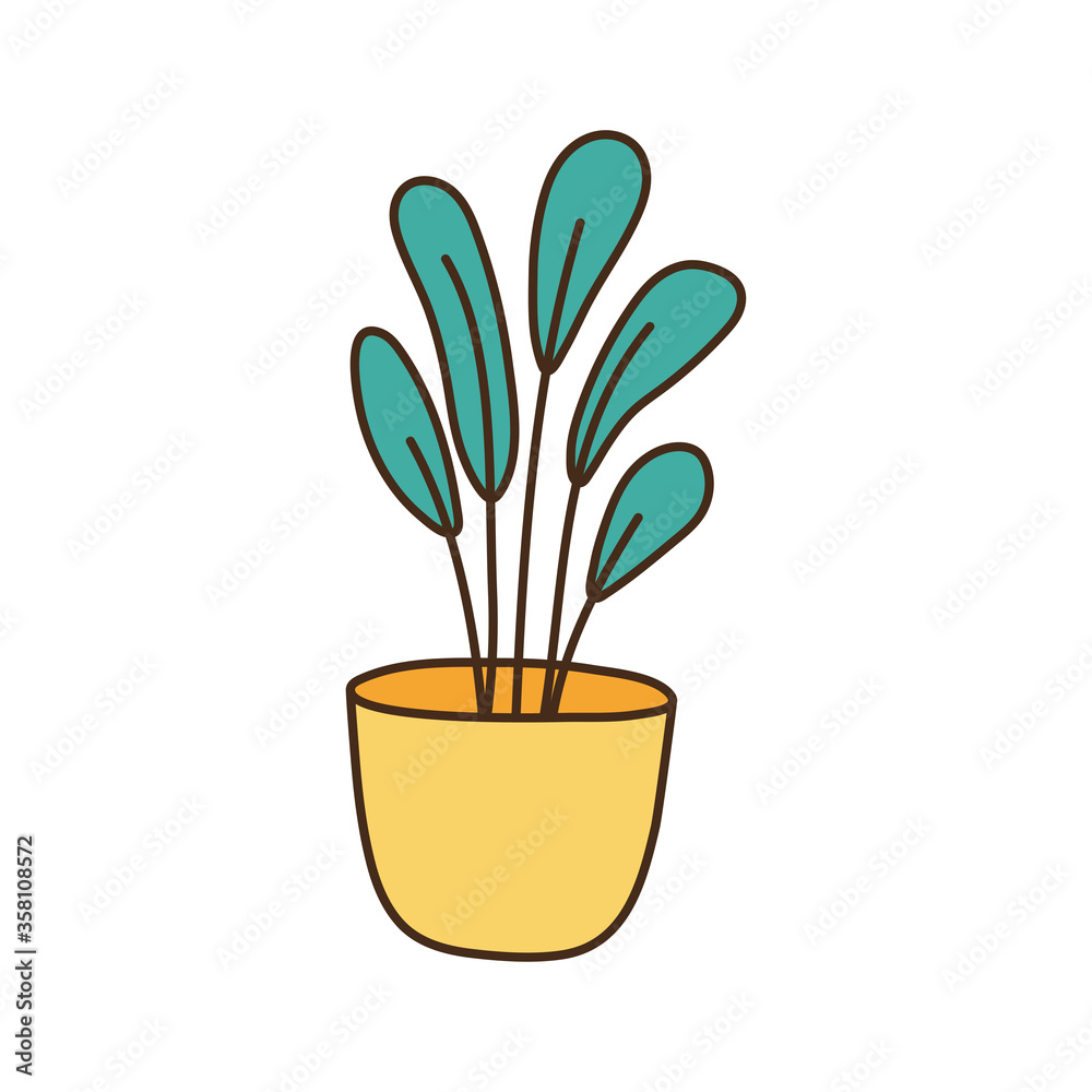 potted plant interior decoration isolated icon design white background potted plant interior decoration isolated icon design white background