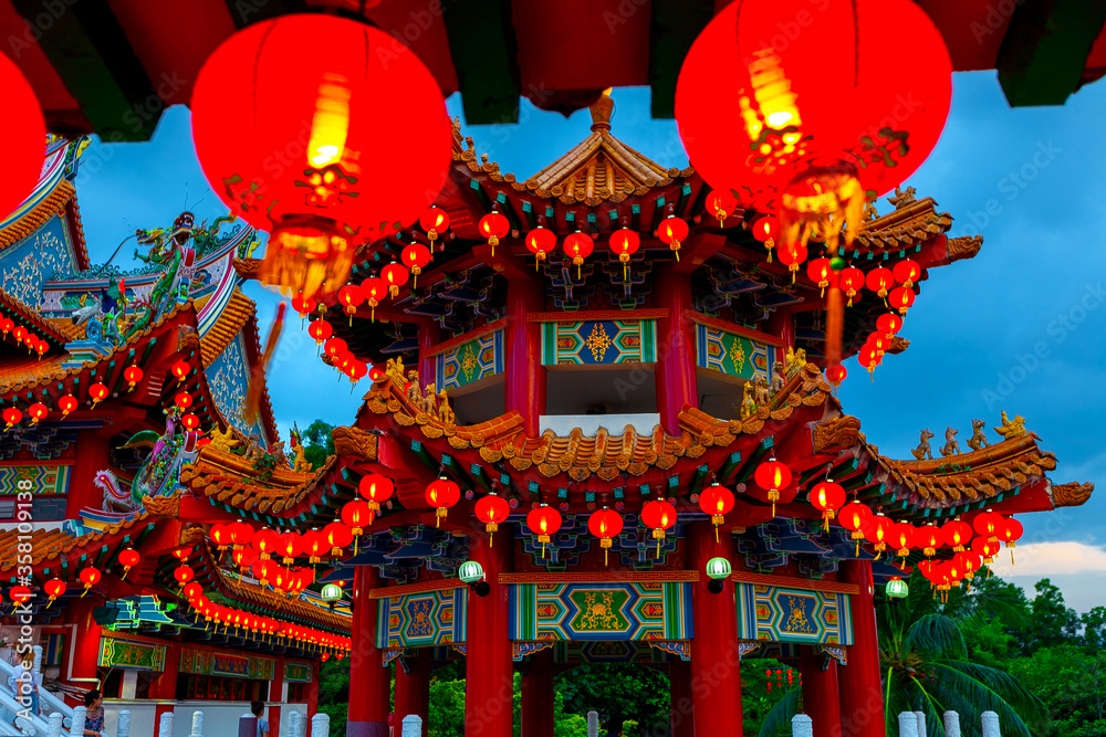 Thean Hou Chinese Temple, Kuala Lumpur, Malaysia Thean Hou Chinese Temple, Kuala Lumpur, Malaysia