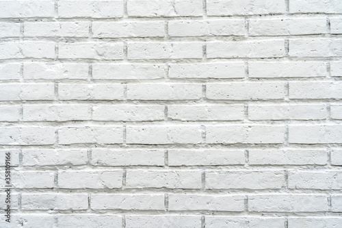 white brick wall, block wall background texture.