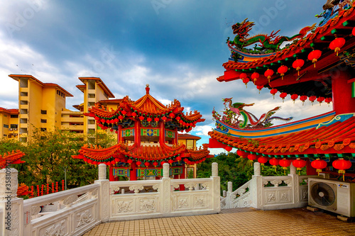 Canvas Print Thean Hou Chinese Temple, Kuala Lumpur, Malaysia