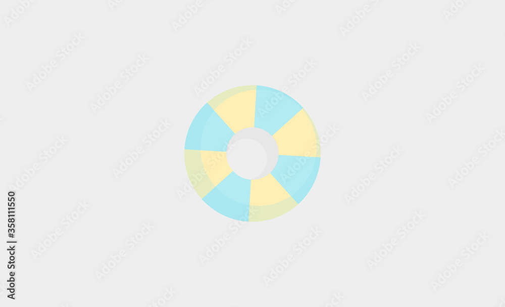 summer swimming ring icon minimal design isolated summer swimming ring icon minimal design isolated