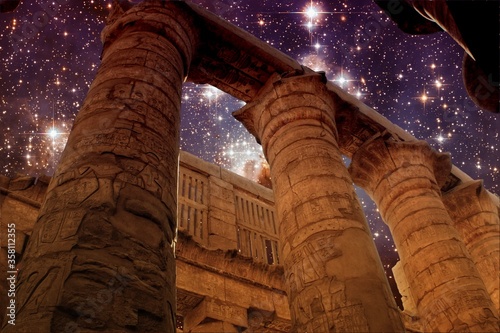 Karnak and Star Forming Region LH95 (Elements of this image furnished by NASA)
