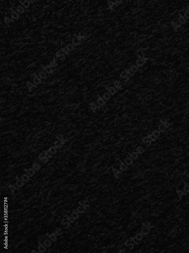 Black pattern design background for graphic content usage. Carpet pattern on black background