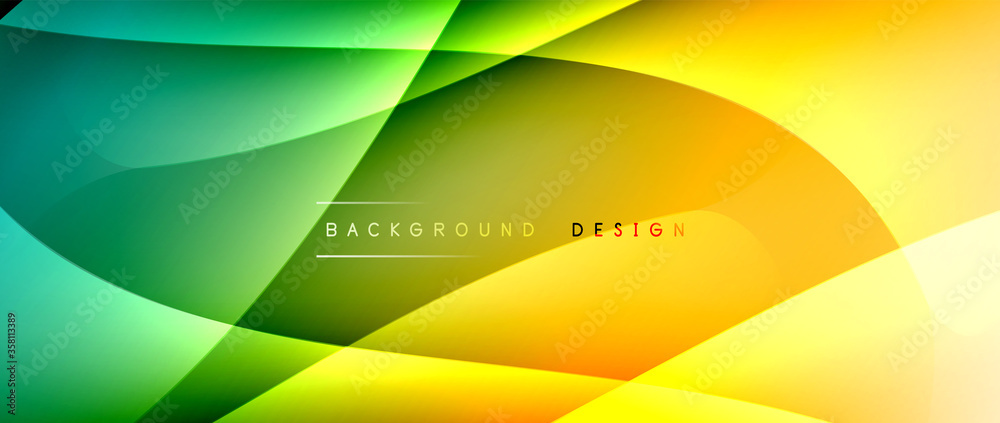 Fluid gradient waves with shadow lines and glowing light effect, modern flowing motion abstract background for cover, placards, poster, banner or flyer Fluid gradient waves with shadow lines and glowing light effect, modern flowing motion abstract background for cover, placards, poster, banner or flyer