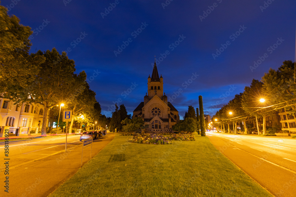 Naklejka premium Pauluskirche Basel